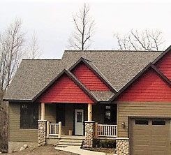 Photo of newly constructed home